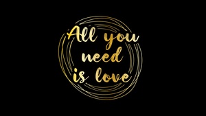 The Beatles, AMOLED, Black background, 4K wallpaper