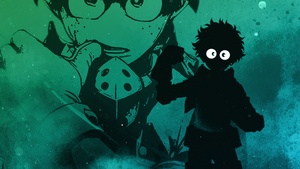 Izuku Midoriya, Silhouette, My Hero Academia, 4K wallpaper