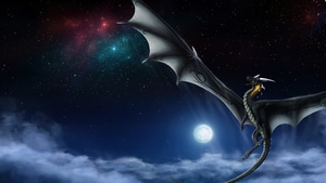 Moon, Artist, Artwork, Digital Art, Deviantart, Night, 4K wallpaper