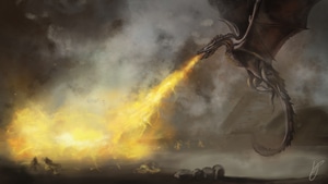 Dragon, Artist, Artwork, Digital Art, 4K wallpaper