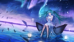Hatsune Miku, Vocaloid, Anime, Anime Girl, Artist, Artwork, Digital Art, 4K wallpaper