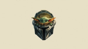 Baby Yoda, The Mandalorian, Tv Shows, Star Wars, Minimalism, Minimalist, Behance, 4K wallpaper