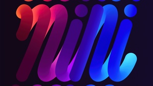 Mini, Colorful, Aesthetic, Dark background, 4K wallpaper