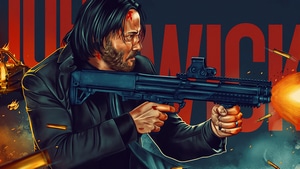 John Wick, Movies, Artwork, Behance, 4K wallpaper