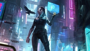 Artist, Artwork, Cyberpunk, Artstation, 4K wallpaper