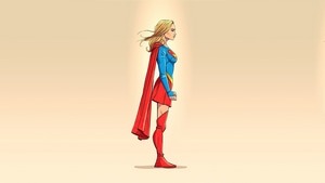 Supergirl, Superheroes, Artwork, Artist, Minimalism, 4K wallpaper
