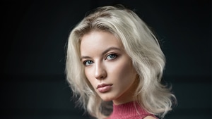 Blonde, Girls, Model, Depth Of Field, 4K wallpaper