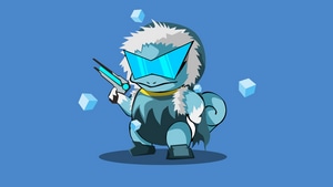 Squirtle, Pokemon, Anime, Artist, Artwork, Digital Art, Artstation, Minimalism, Minimalist, 4K wallpaper