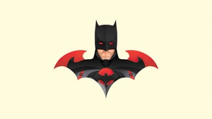 Batman, Superheroes, Artwork, Minimalism, 4K wallpaper