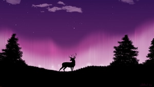 Reindeer, Forest, Artist, Artwork, Digital Art, Deviantart, 4K wallpaper
