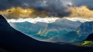 Mountains, Clouds, Nature, 4K wallpaper