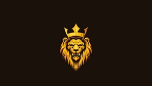 Lion, Minimalism, Minimalist, Logo, Artist, Artwork, Digital Art, 4K wallpaper