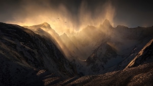 Mountains, Nature, 4K wallpaper