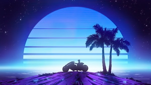 Synthwave, Artist, Artwork, Digital Art, Deviantart, 4K wallpaper