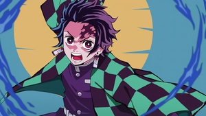 Tanjiro Kamado, Water Breathing, Demon Slayer: Kimetsu no Yaiba, Drawing, Illustration, 4K wallpaper
