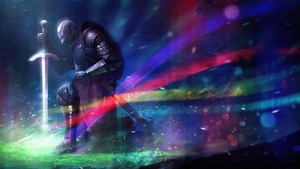 Warrior, Sword, Artist, Artwork, Digital Art, Deviantart, 4K wallpaper