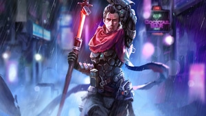 Artist, Artwork, Cyberpunk, Artstation, 4K wallpaper