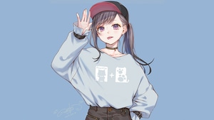 Anime Girl, Anime, Artist, Artwork, Digital Art, Sweater, 4K wallpaper