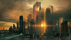 City, Artist, Artwork, Digital Art, Artstation, 4K wallpaper