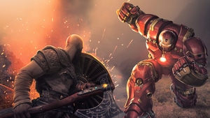 Hulkbuster, Kratos, Superheroes, Artwork, Artist, Behance, 4K wallpaper