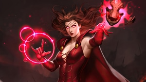 Wanda Maximoff, Superheroes, Artwork, Artist, Artstation, 4K wallpaper