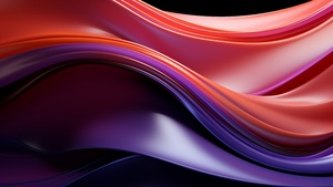 Glass, Waves, 4K wallpaper