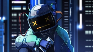 Helmet, Robot, Artist, Artwork, Digital Art, 4K wallpaper