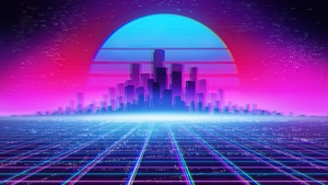 Synthwave, Retrowave, Artist, Artwork, Digital Art, Cityscape, Deviantart, 4K wallpaper