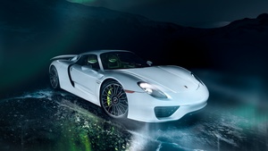 Porsche 918 Spyder, Super Sports Cars, Hybrid cars, 4K wallpaper