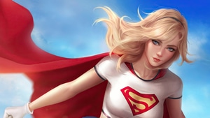Supergirl, Superheroes, Artwork, Artstation, 4K wallpaper