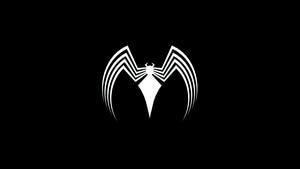 Venom, Superheroes, Logo, Dark, Black, 4K wallpaper