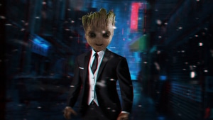 Baby Groot, Superheroes, Artwork, 4K wallpaper