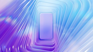 3D, Smartphone, Purple aesthetic, Glossy, 4K wallpaper