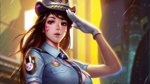 Dva Overwatch, Overwatch, Games, Artist, Artwork, Digital Art, Artstation, 4K wallpaper