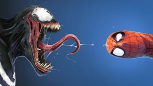 Spiderman, Venom, Superheroes, 4K wallpaper