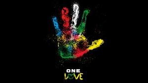 Bob Marley, One Love, Musical, Black background, AMOLED, 4K wallpaper