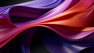 Glass, Waves, 4K wallpaper