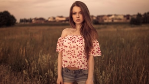 Women, Brunette, Girls, Model, 4K wallpaper