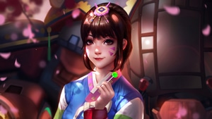 Dva Overwatch, Overwatch 2, Overwatch, Games, Artstation, 4K wallpaper