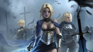 Elf, Fantasy Girls, Artist, Artwork, Digital Art, 4K wallpaper