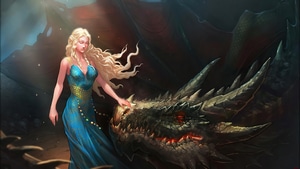 Daenerys Targaryen, Tv Shows, Game Of Thrones, Artist, Artwork, Digital Art, Artstation, 4K wallpaper