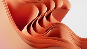 Orange abstract, Pastel orange, 4K wallpaper
