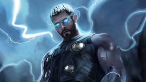 Thor, Superheroes, Artwork, 4K wallpaper