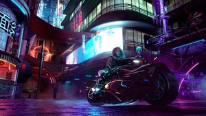 Artist, Artwork, Cyberpunk, Artstation, 4K wallpaper