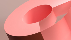3D, Pastel pink, Geometric, Illustration, Pastel background, 3D Shapes, 4K wallpaper