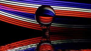 Crystal Ball, Multicolor, Reflection, 4K wallpaper