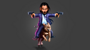 John Wick, Keanu Reeves, Artwork, Movies, Artist, Artstation, 4K wallpaper