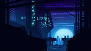 Synthwave, Artist, Artwork, Digital Art, Deviantart, 4K wallpaper
