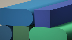 3D Shapes, Geometric, Illustration, 4K wallpaper
