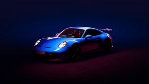 Porsche 911 GT3, Aesthetic, CGI, 4K wallpaper